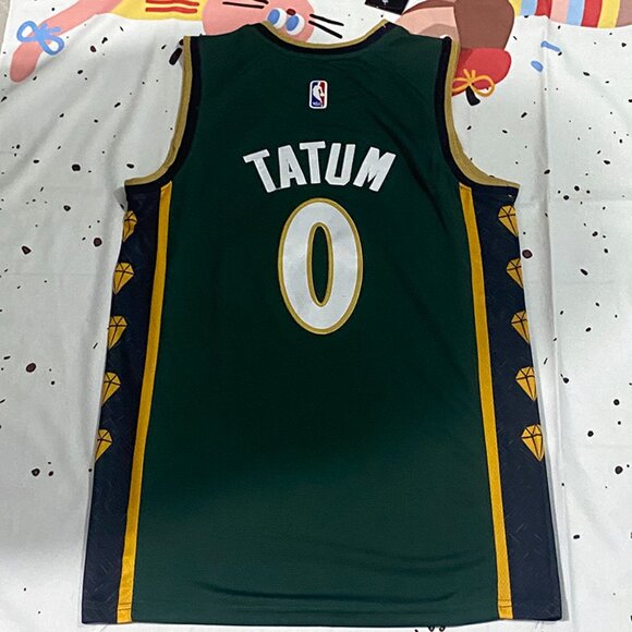 Boston Celtics Player Tatum0 Green Jersey - Picture 5 of 7